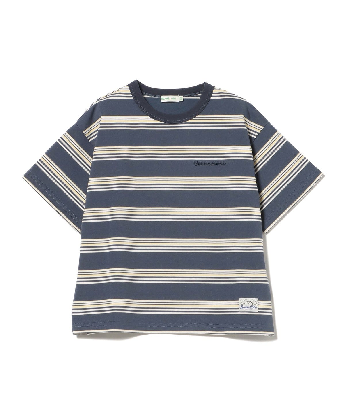 BEAMS mini（ビームス ミニ）ビッグ ボーダー Tシャツ 2026SS (90 