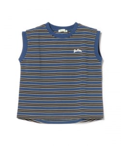 ボーダー ノースリーブ Tシャツ（90～140cm）