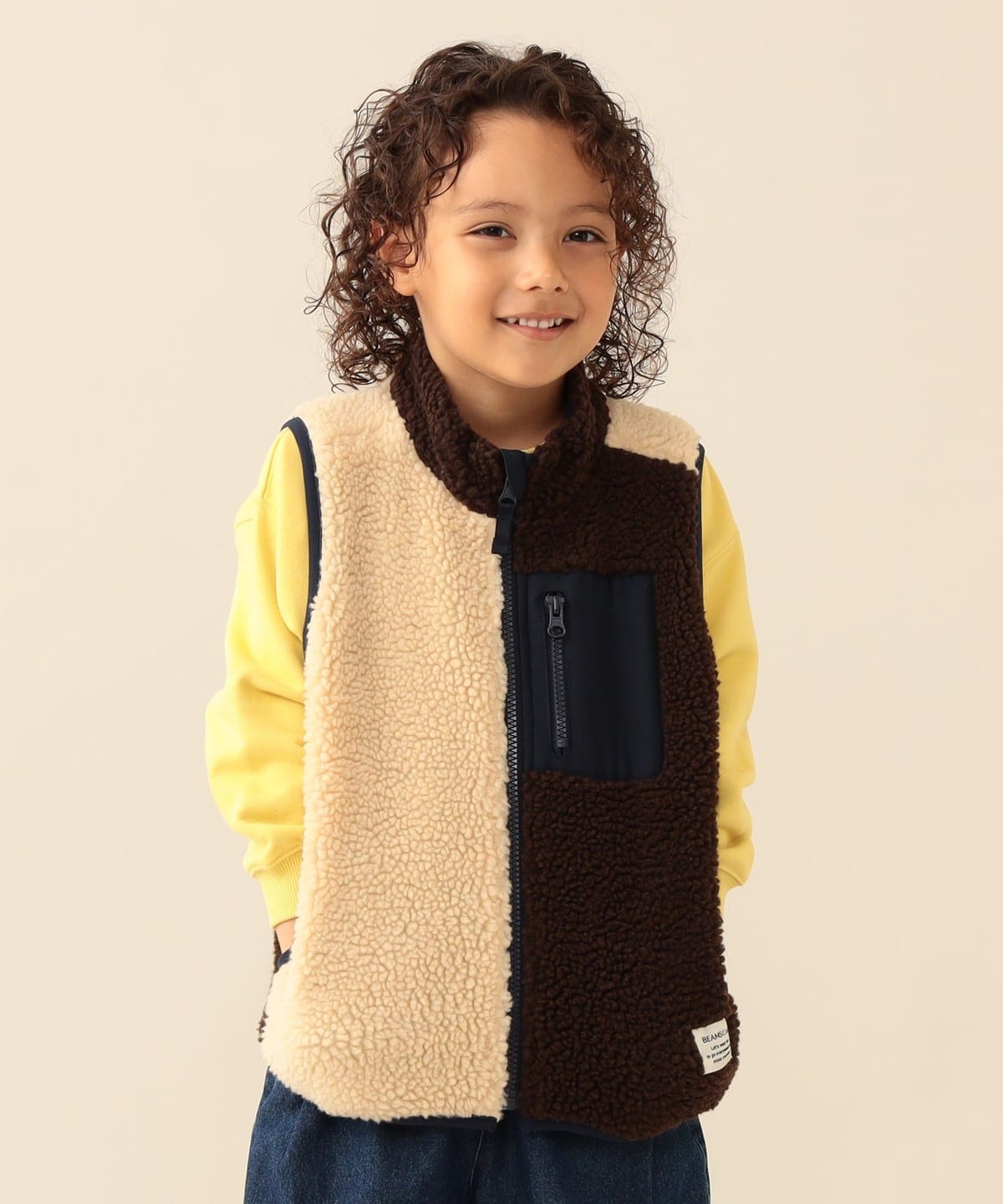 BEAMS mini（ビームス ミニ）【10%OFFクーポン対象】ボア リバーシブル
