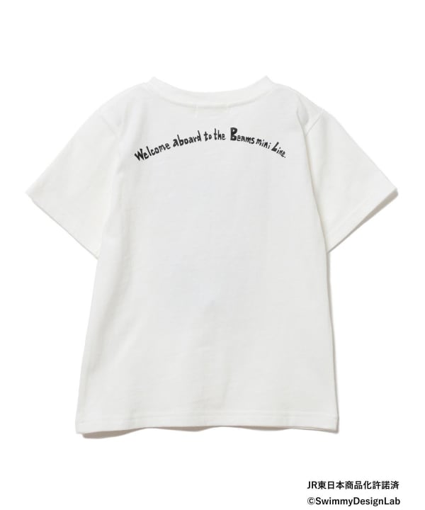 BEAMS mini BEAMS mini Outlet] BEAMS mini / JR front print T-shirt