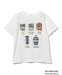 【予約】BEAMS mini / JR フロントプリントTシャツ 22S（90～150㎝）