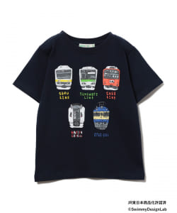 【アウトレット】BEAMS mini / JR フロントプリントTシャツ （90～150cm）