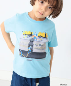 学研の図鑑LIVE × BEAMS mini もののしくみ Tシャツ (100～150㎝)
