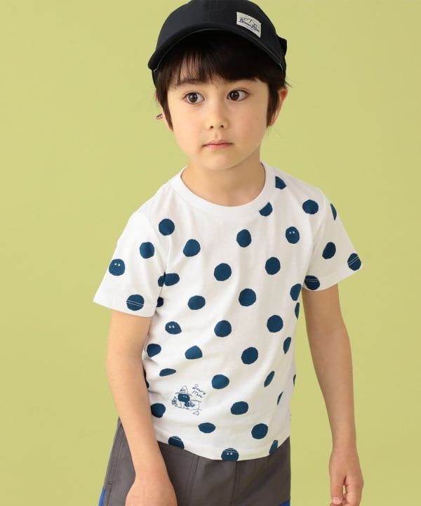 BEAMS mini（ビームス ミニ）BEAMS mini / ドット マリモ Tシャツ（90