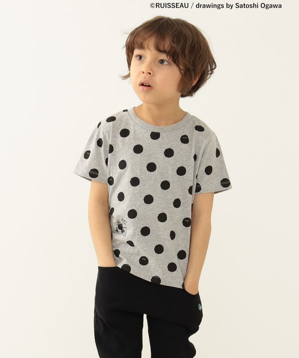 BEAMS mini（ビームス ミニ）BEAMS mini / ドット マリモ Tシャツ（90