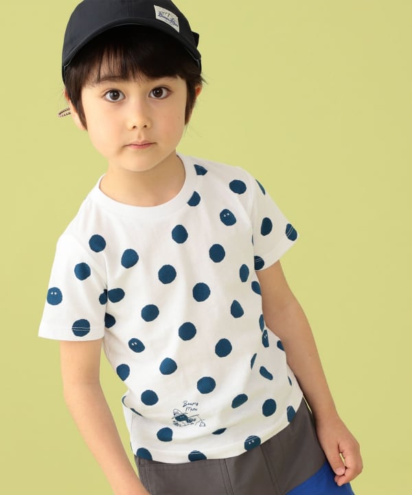 BEAMS mini（ビームス ミニ）BEAMS mini / ドット マリモ Tシャツ（90