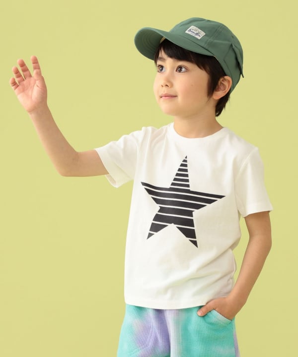 BEAMS mini（ビームス ミニ）BEAMS mini / 星 フロッキー Tシャツ 23SS