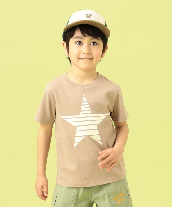 BEAMS mini BEAMS mini Outlet] BEAMS mini / Star flocky T-shirt (90