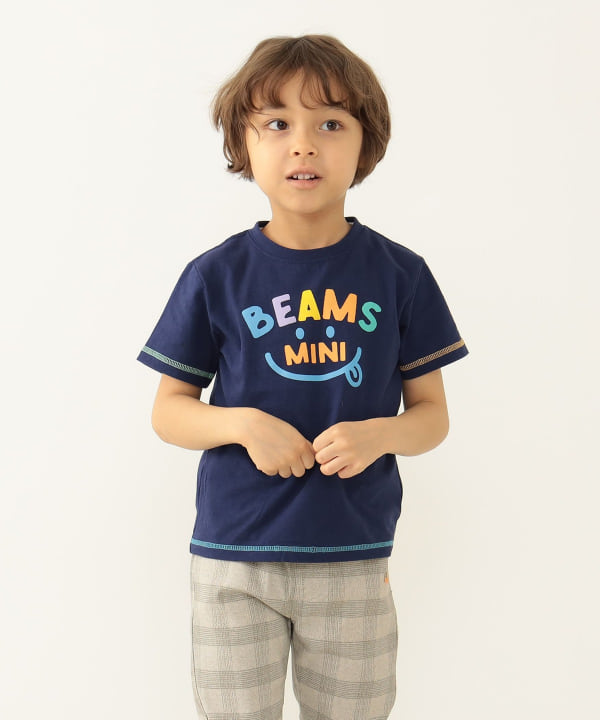 BEAMS mini（ビームス ミニ）BEAMS mini / スマイル ロゴ Tシャツ 23SS