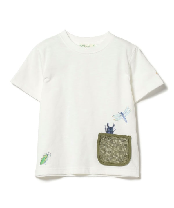 BEAMS mini（ビームス ミニ）BEAMS mini メッシュ ポケット 昆虫 Tシャツ 23（90～130cm）（Tシャツ・カットソー T シャツ）通販｜BEAMS
