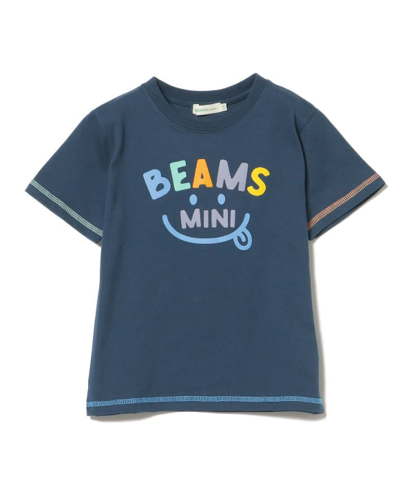 BEAMS mini（ビームス ミニ）BEAMS mini / スマイル ロゴ Tシャツ 24SS