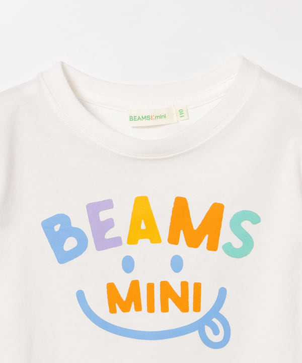 BEAMS mini（ビームス ミニ）BEAMS mini / スマイル ロゴ Tシャツ 24SS