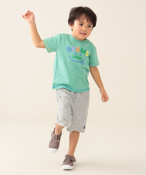 BEAMS mini（ビームス ミニ）BEAMS mini / スマイル ロゴ Tシャツ 24SS