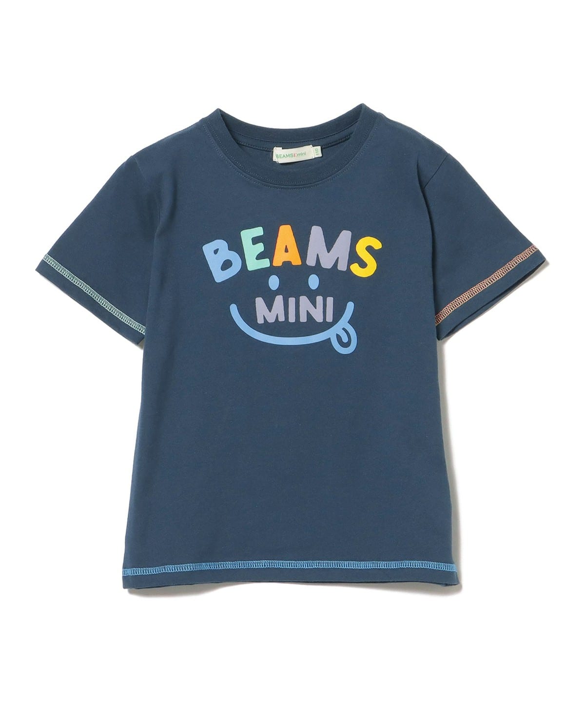BEAMS mini 男女兼用 ユニセックス ロゴTシャツ 子供服 110 黒-