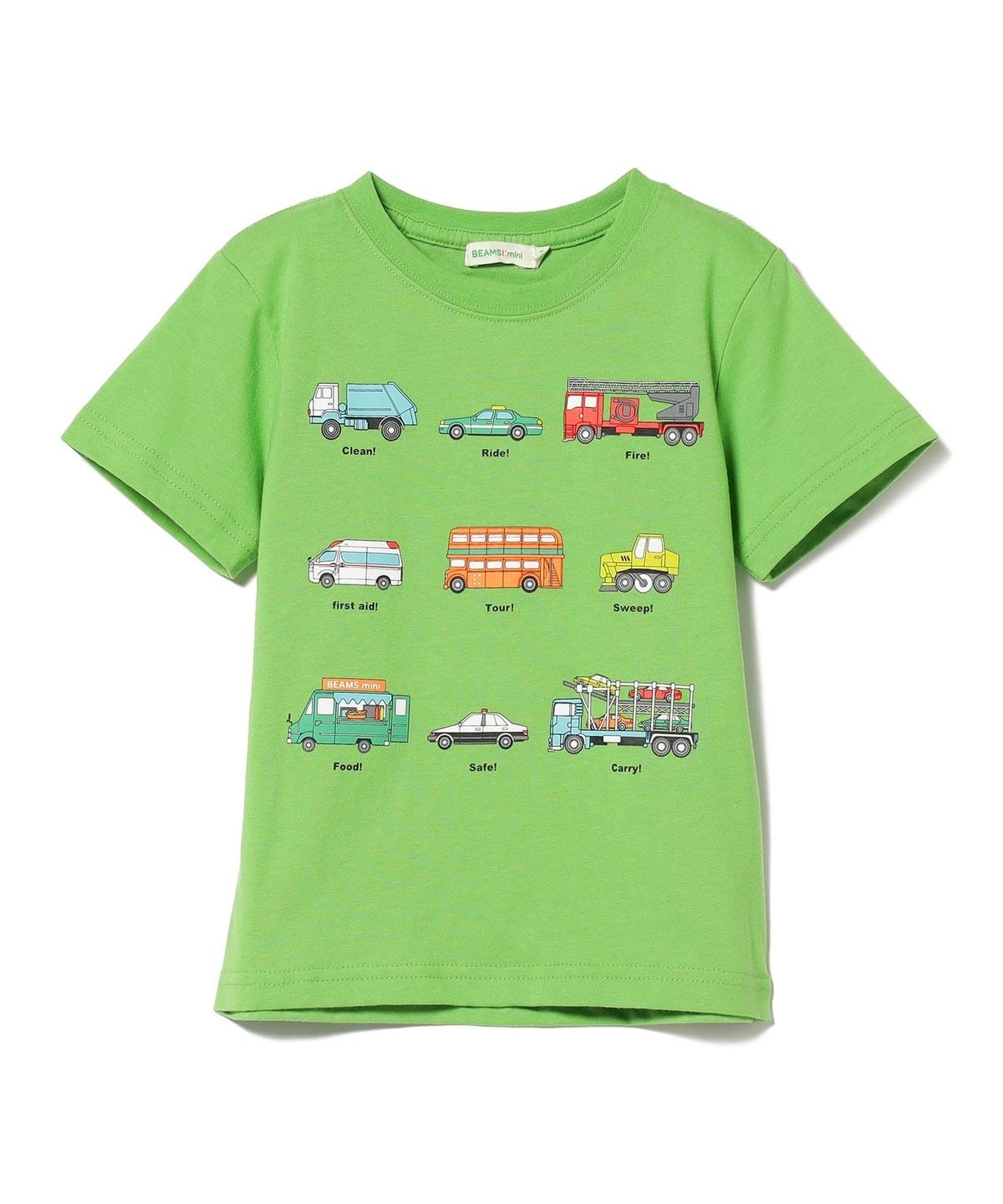 BEAMS mini BEAMS mini ワーキングカー Tシャツ 23FW(90~130cm