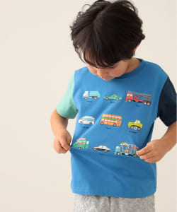 BEAMS mini / 童裝 工作車 短袖 T恤 24SS（90～130cm）