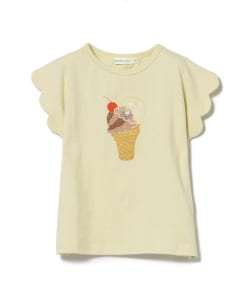 BEAMS mini / 童裝 冰淇淋 貝殼袖 T恤24SS (90～150cm)