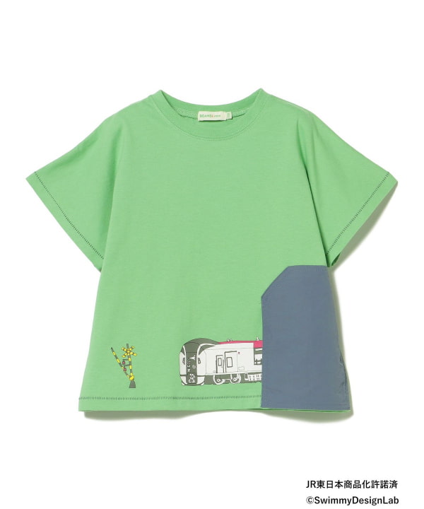 BEAMS mini（ビームス ミニ）【12/26再値下げ】JR トンネル ポケッタブル Tシャツ 24SS（90～150cm）（Tシャツ・カットソー  プリントTシャツ）通販｜BEAMS