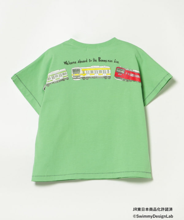 BEAMS mini（ビームス ミニ）【12/26再値下げ】JR トンネル ポケッタブル Tシャツ 24SS（90～150cm）（Tシャツ・カットソー  プリントTシャツ）通販｜BEAMS