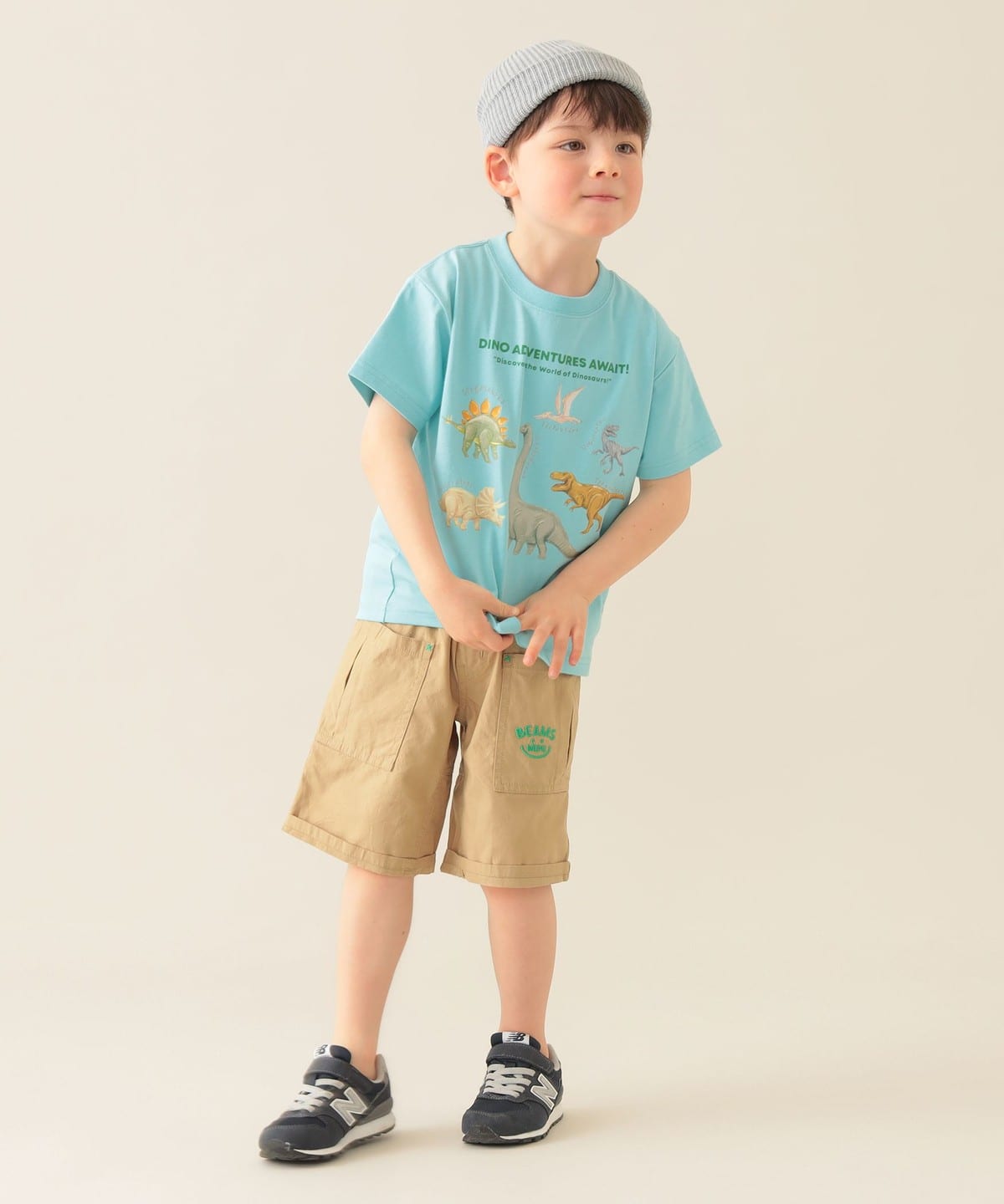 BEAMS mini（ビームス ミニ）ダイナソー Tシャツ 2025SS（90