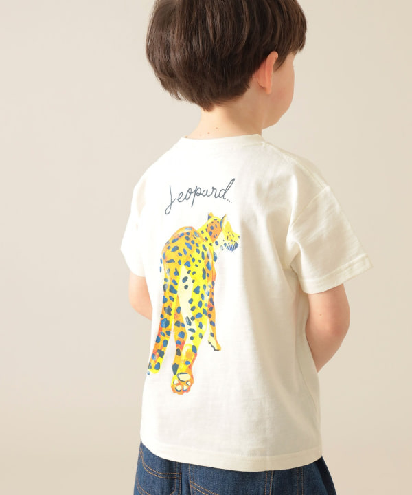 BEAMS mini（ビームス ミニ）アニマル HIP Tシャツ 2025SS（90