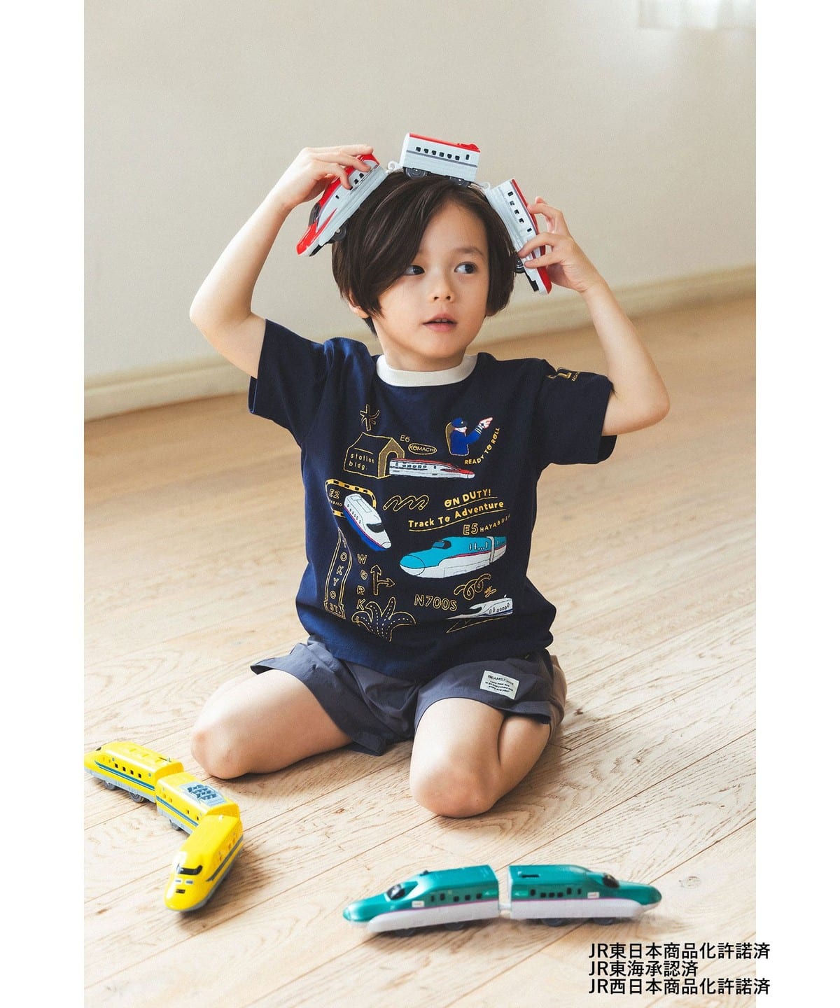 BEAMS mini（ビームス ミニ）JR 新幹線 Tシャツ 2026SS（90～140cm