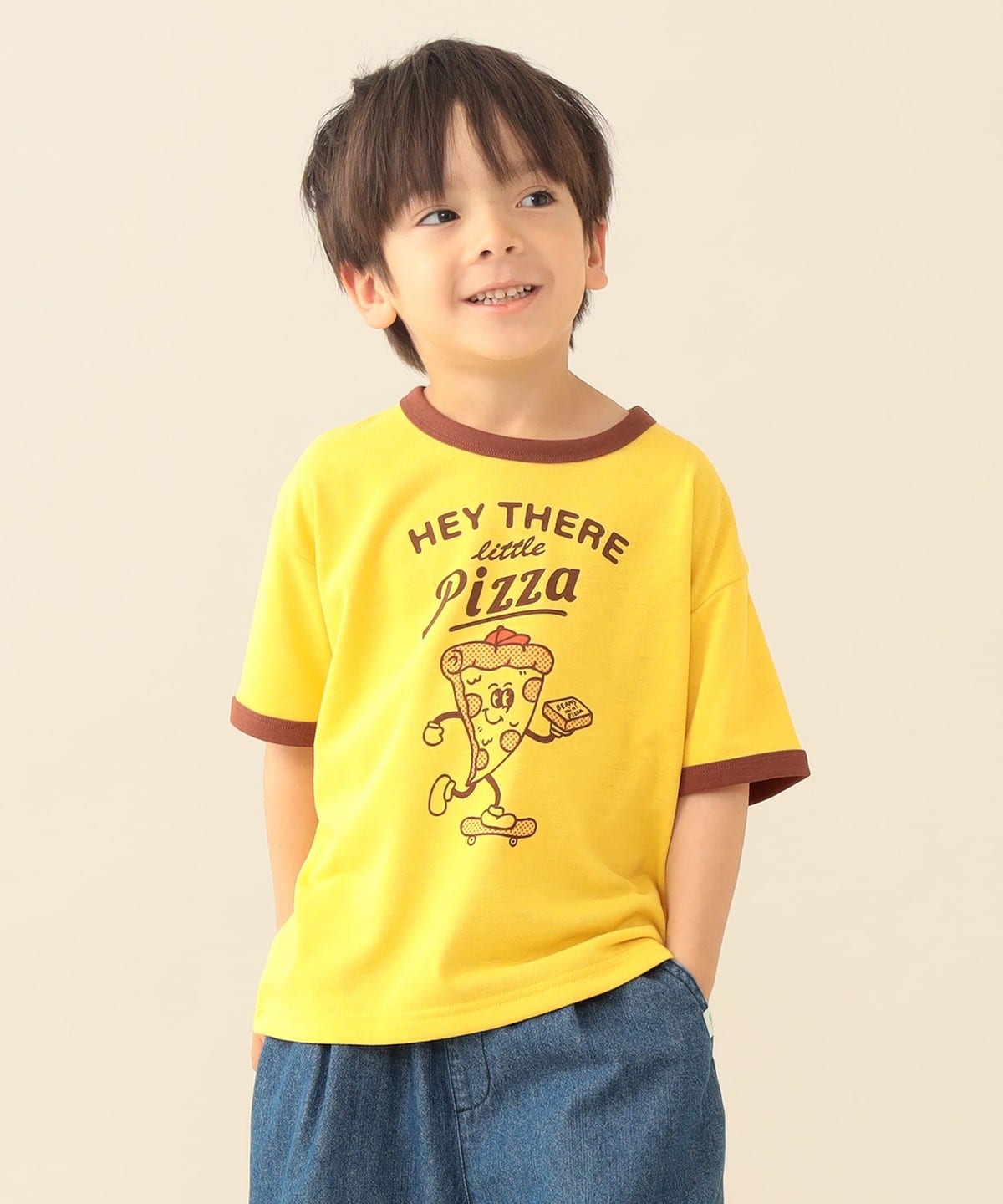 BEAMS mini（ビームス ミニ）リンガープリントTシャツ 2026SS（吸水速