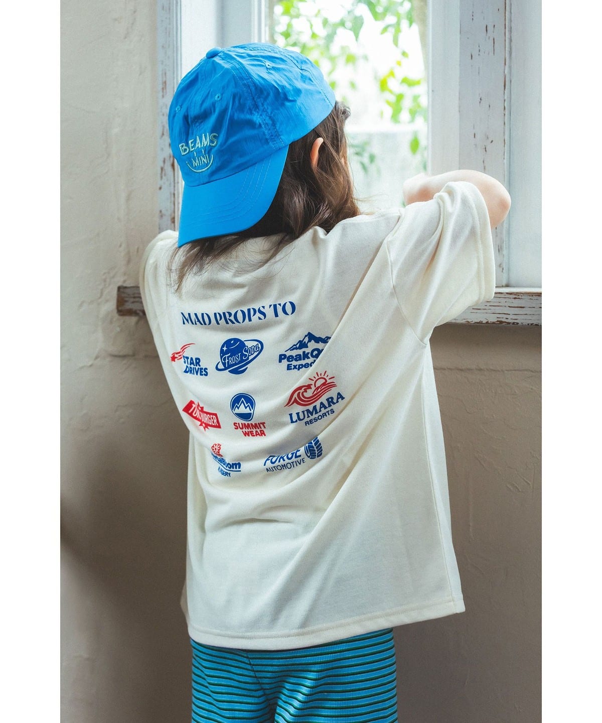 BEAMS mini（ビームス ミニ）BIGスケーター Tシャツ 2026SS（吸水速乾