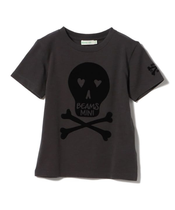 Beams Mini ビームス ミニ アウトレット Kids Beams Mini スカル フロッキー Tシャツ 21ss 90 150 Tシャツ カットソー Tシャツ 通販 Beams