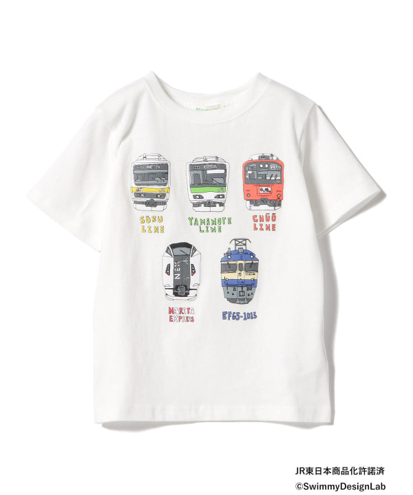 Beams Mini ビームス ミニ アウトレット Beams Mini Jr フロント プリントtシャツ 21ss 90 150 Tシャツ カットソー Tシャツ 通販 Beams