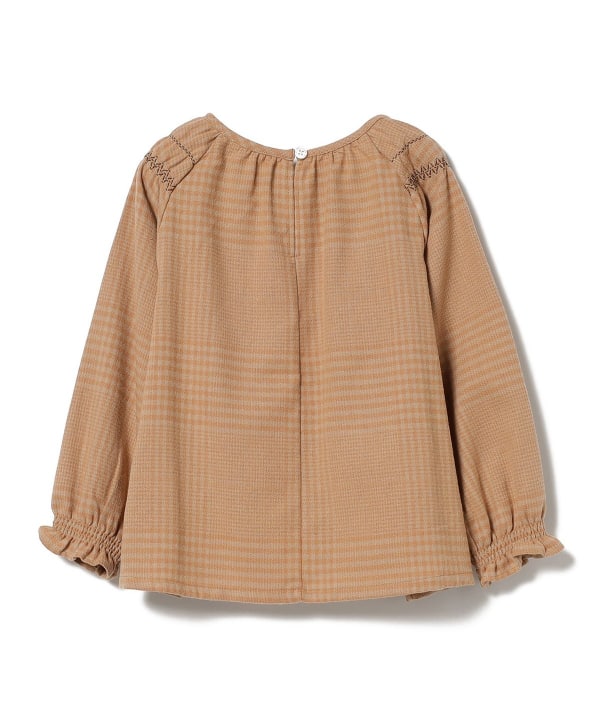 BEAMS mini（ビームス ミニ）スモッキング ギャザー ブラウス (90