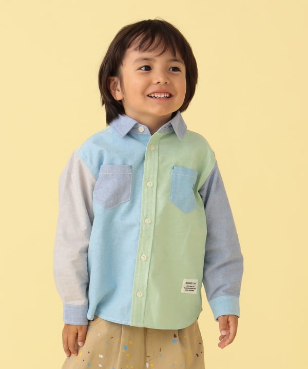 BEAMS mini(ビームス ミニ)クレイジーパターン シャツ(90 BEAMS mini(ビームス ミニ)クレイジーパターン シャツ(90