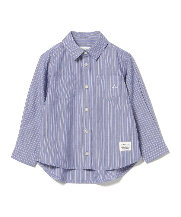 BEAMS mini（ビームス ミニ）シーンレス コットン シャツ 2025SS