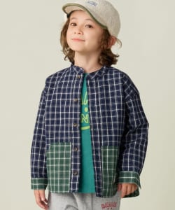 BEAMS mini / 童裝 袋鼠口袋 襯衫 2024FW（90～150cm）