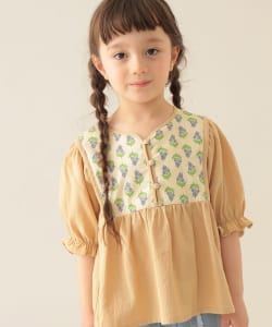 BEAMS mini / 童裝 民族風 花朵 上衣 2025SS（90～150cm）