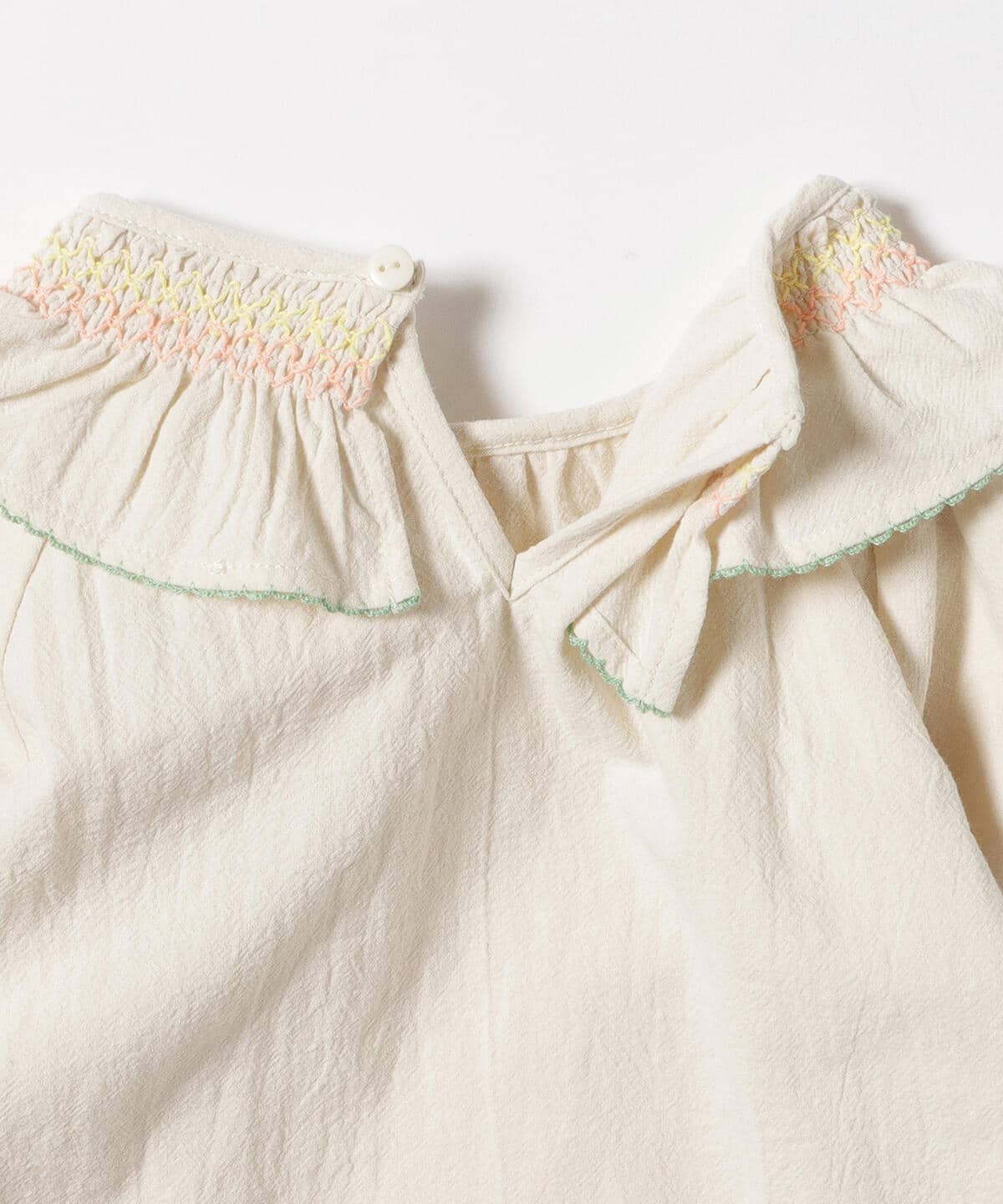 BEAMS mini BEAMS mini Outlet] BEAMS mini / Smock embroidery blouse