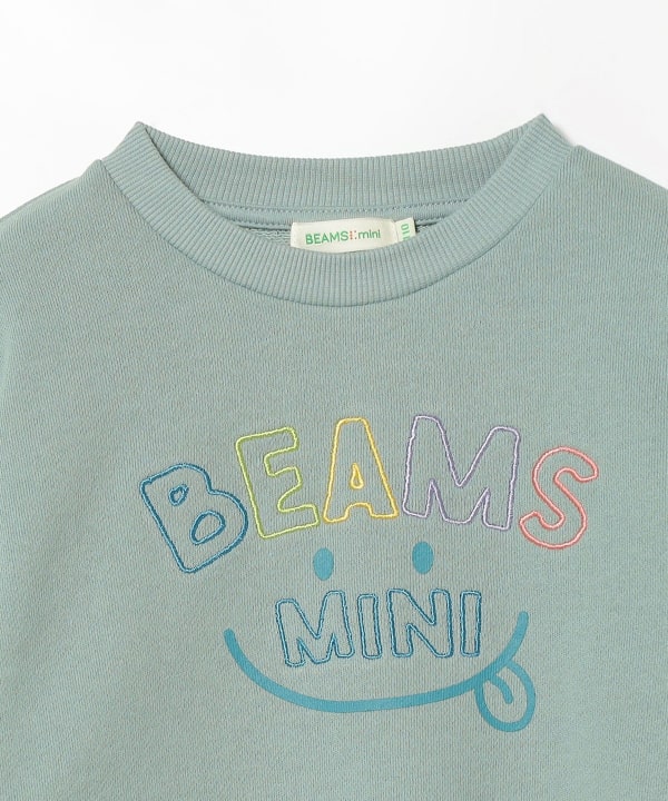 BEAMS mini BEAMS mini BEAMS mini / smile embroidery sweatshirts