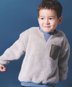 BEAMS mini / 童裝 口袋 羊羔絨 抓毛絨 衛衣 23FW（90～150cm）