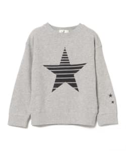 BEAMS mini / 童裝 STAR 植絨印花 毛圈布 上衣  2024FW（90～150cm）