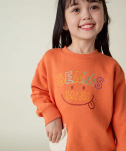 BEAMS mini / 童裝 SMILE 刺繡 衛衣 2024FW（90～130cm）