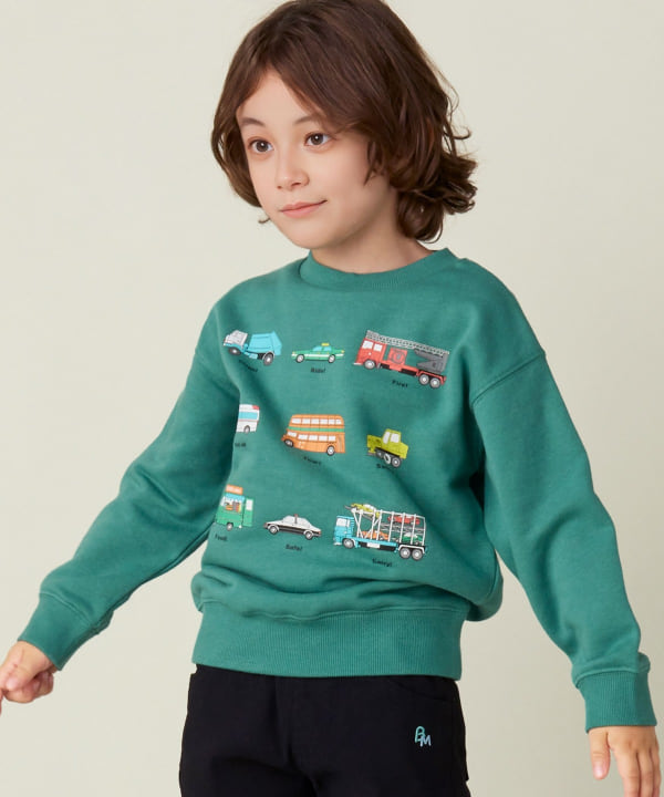 BEAMS mini（ビームス ミニ）ワーキングカー スウェット（90