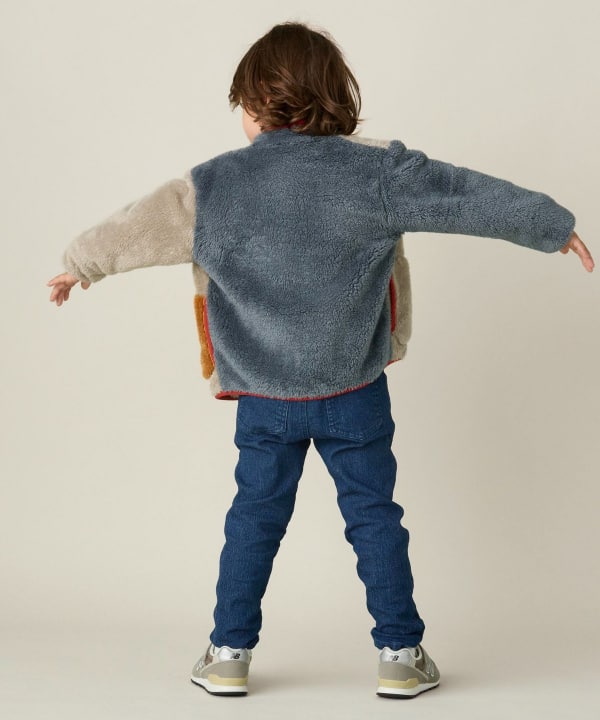 BEAMS mini (BEAMS mini) 換裝蟒蛇羊毛夾克(90-150cm)(blouson