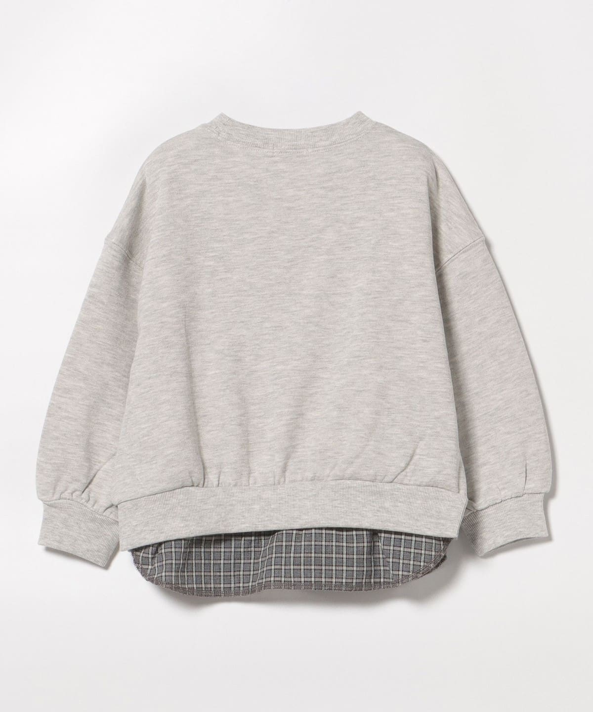 BEAMS mini格紋分層迷你羊毛套頭衫BEAMS mini (90-150公分