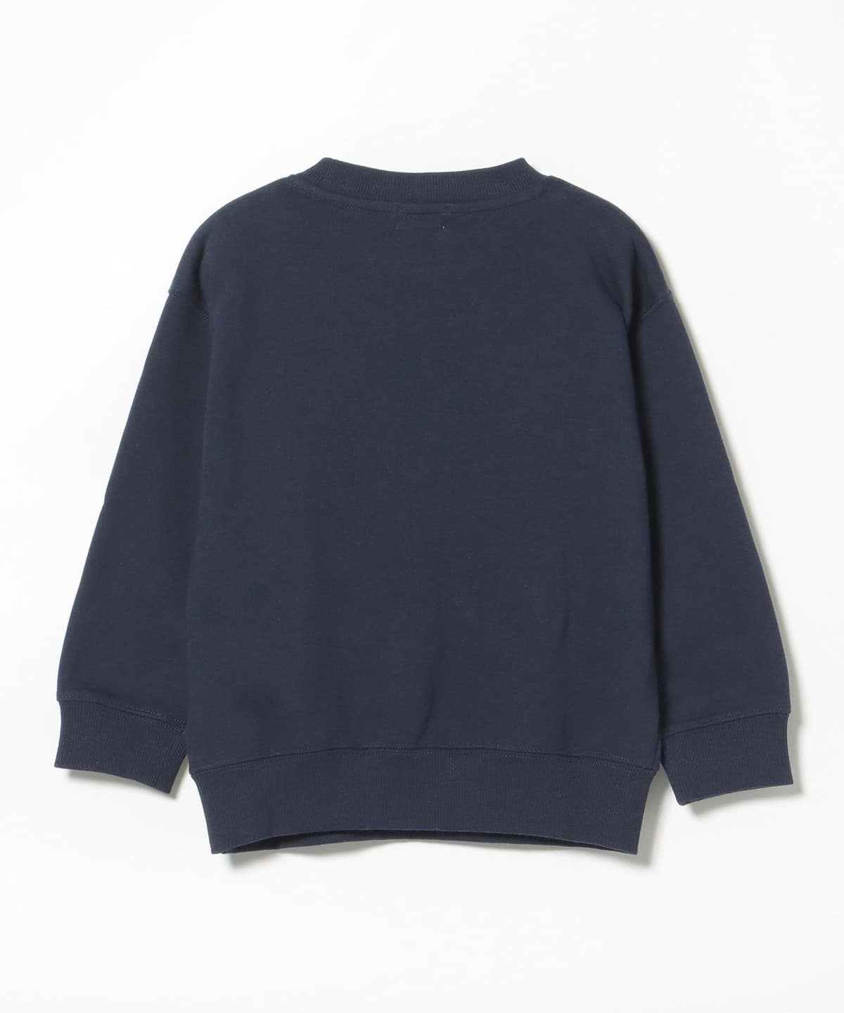 BEAMS 刺繍スウェット ネイビー BEAMS mini（ビームス ミニ）スマイル 刺繍 スウェット（90～130cm