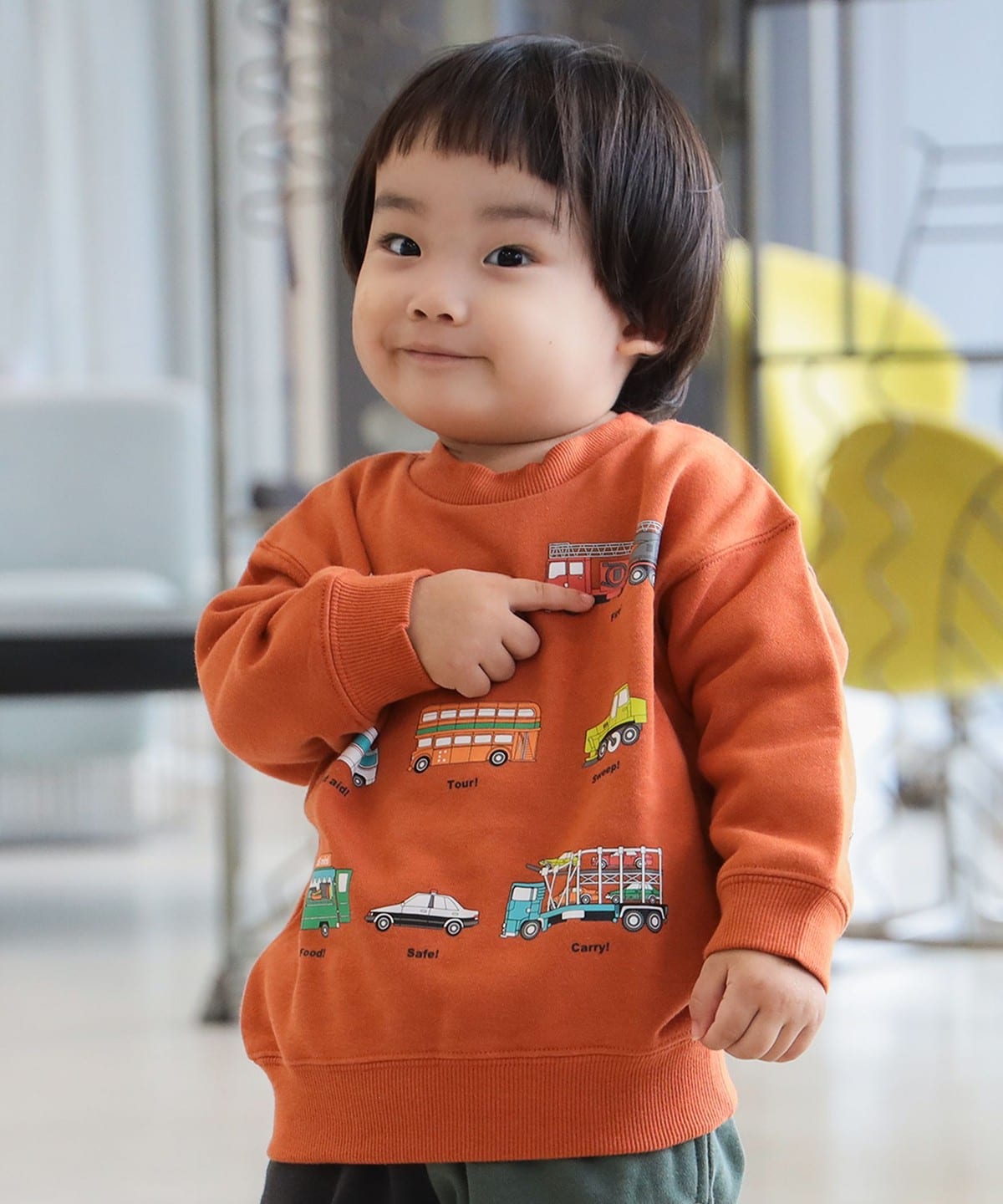 BEAMS mini（ビームス ミニ）ワーキングカー スウェット（90～130cm 