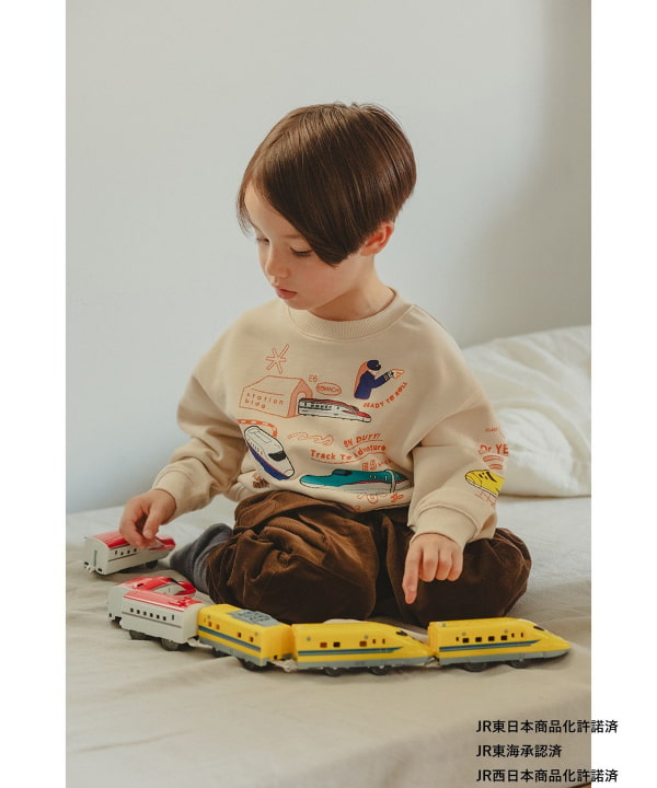 JR 新幹線 スウェット プルオーバー 2026FW（90～130cm） Model：H110（cm）Size：110