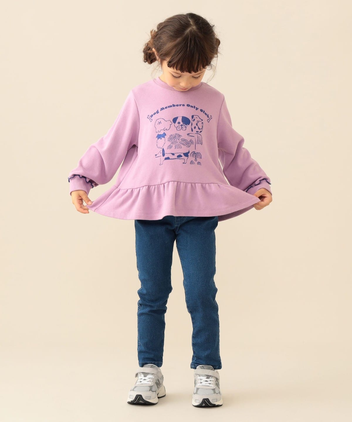 BEAMS mini（ビームス ミニ）切替フリル スウェット 2026FW（90～140cm 