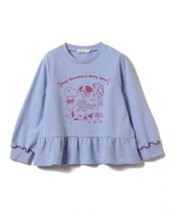 【10%OFFクーポン対象】切替フリル スウェット 2026FW（90～140cm）