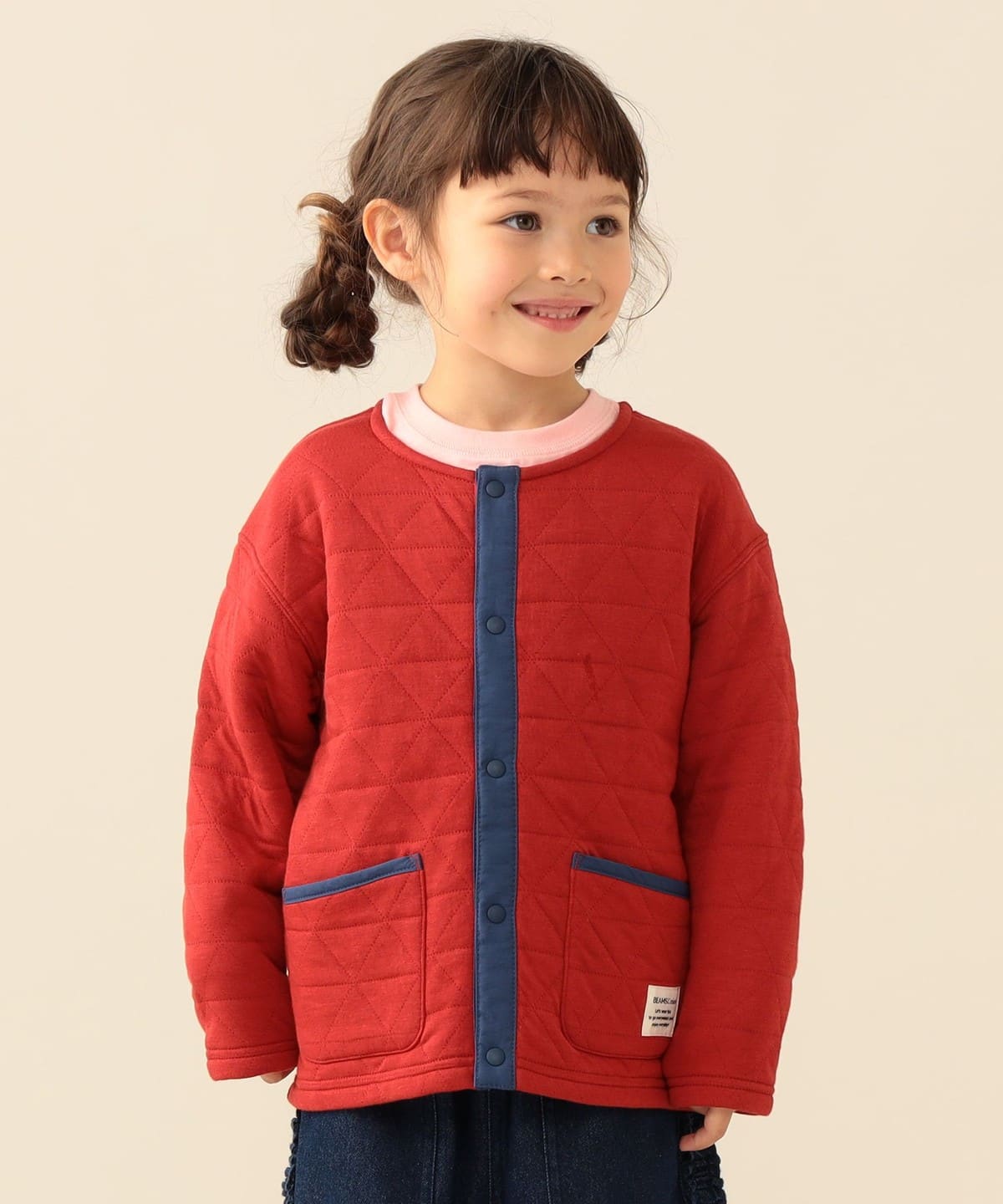 BEAMS mini（ビームス ミニ）カットキルト ジャケット 2026FW（90
