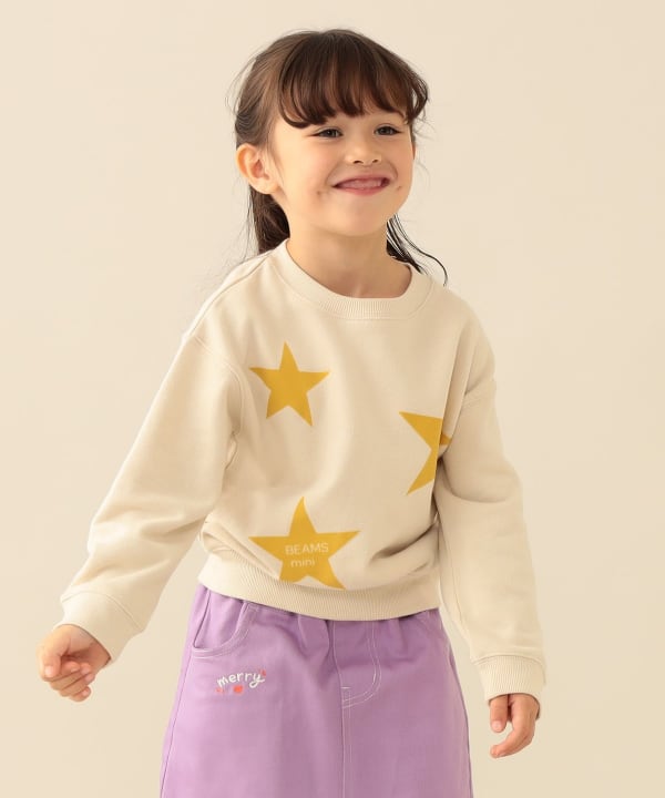 星 フロッキー スウェット プルオーバー 2026FW （90～150cm） Model：H112（cm）Size：110